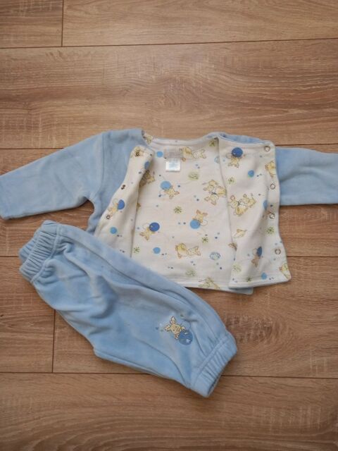 Ensemble bleu marque 100% baby 9 mois Villiers (86)