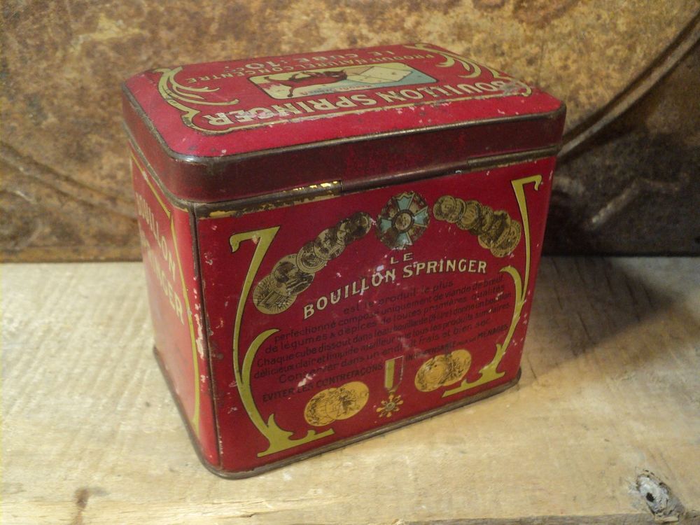 Ancienne Boite Publicitaire Bouillon Springer 