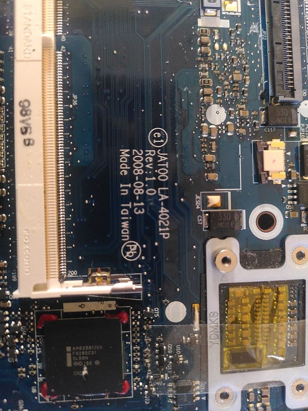 Carte m&egrave;re HP EliteBook 2530P LA-4021P JAT00 Matériel informatique