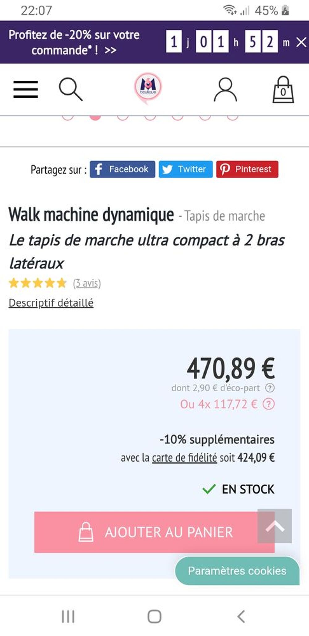 Tapis de marche elliptique, walk machine Sports
