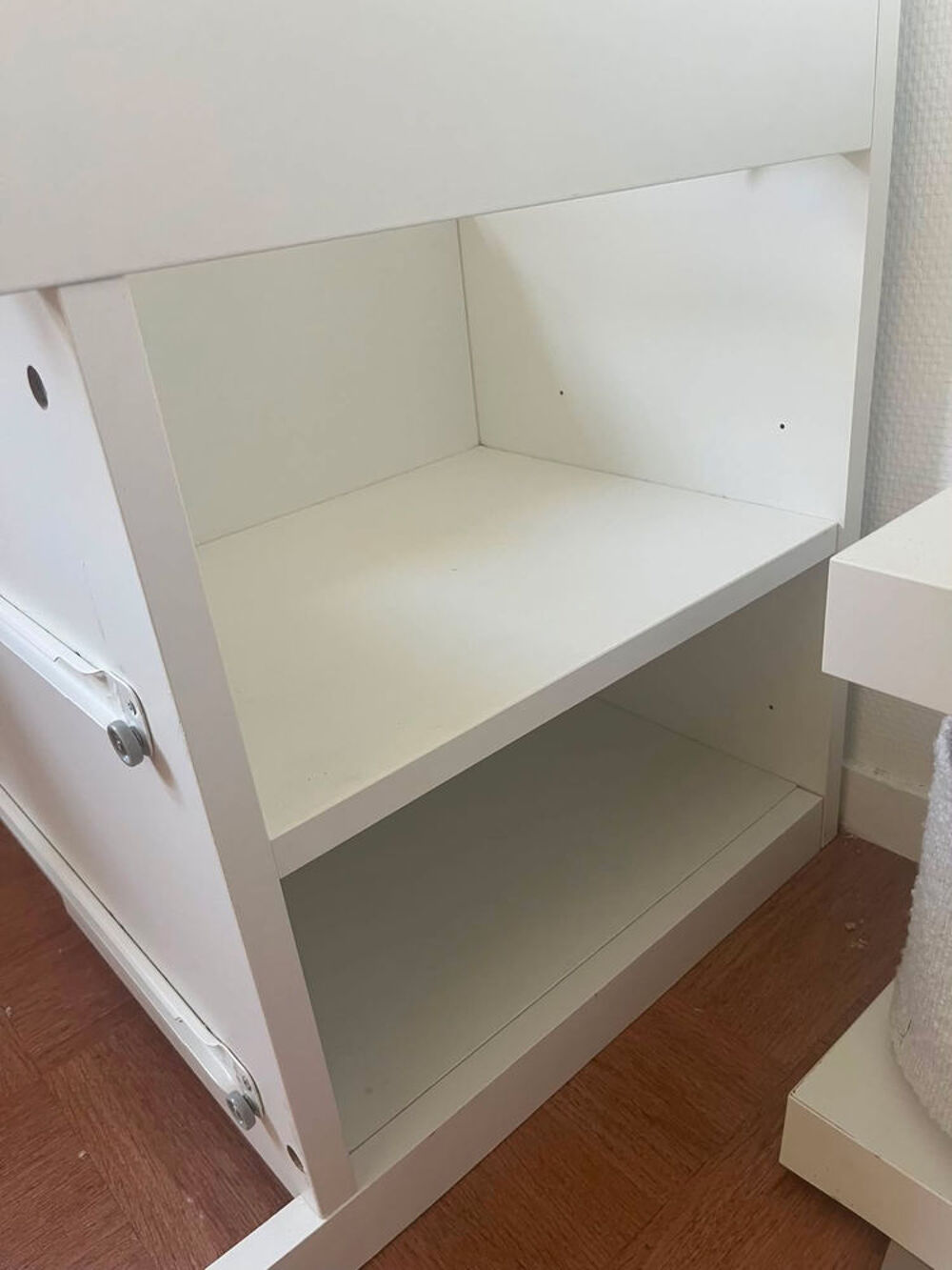 IKEA Cadre lit av rangt+sommier &agrave; lattes, blanc, 90&times;200 cm Meubles