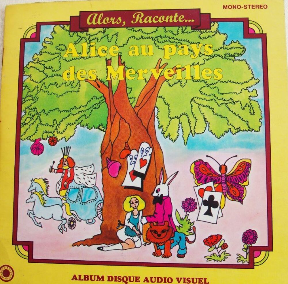 Livre disque vinyl Alice au pays des merveilles CD et vinyles
