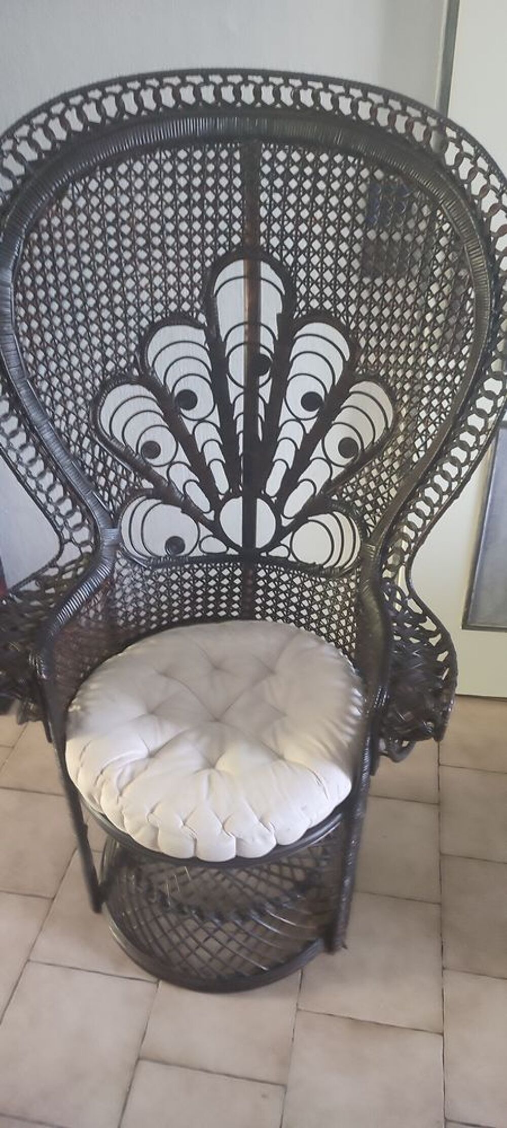 Fauteuil rotin Emmanuelle Meubles