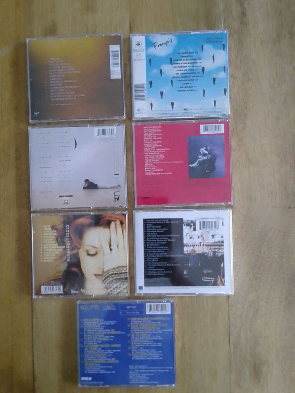 lot de 7 CD Audio et hifi