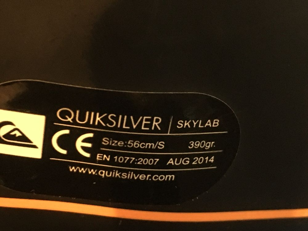 CASQUE DE SKI/SNOW NOIR/ORANGE UNISEXE QUIKSILVER SKYLAB 2.0 Sports