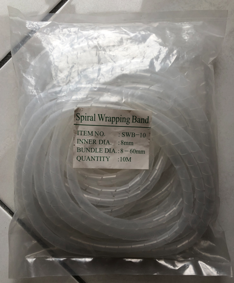 Cache cble spirale transparent neuf 5 Dracy-le-Fort (71)