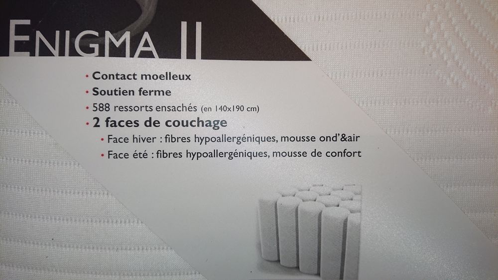 Matelas Epeda (160x200x24 cm) (Jamais utilis&eacute;) Meubles