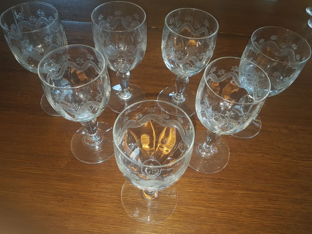 Verres de Vierzon Décoration