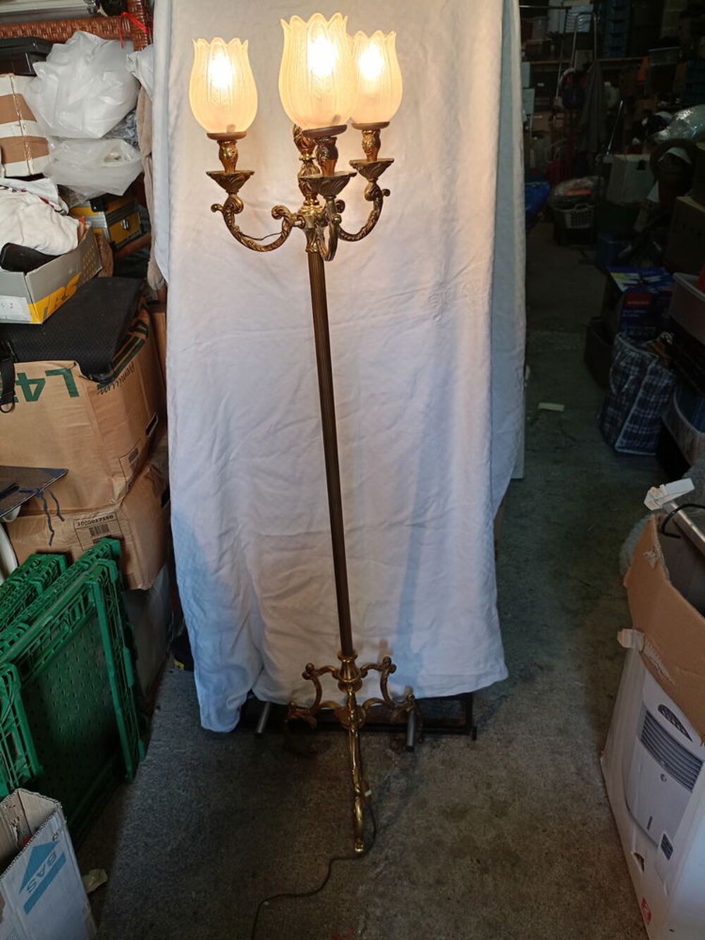 lampadaire en bronze Décoration