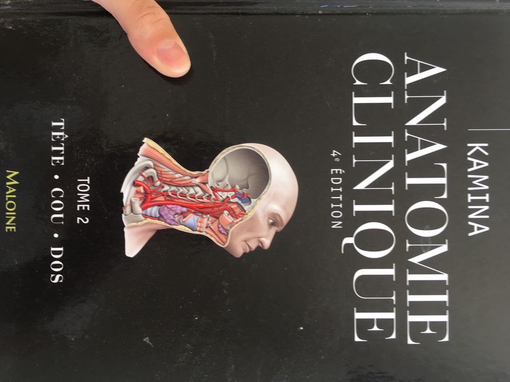 livre anatomie Kamina t&ecirc;te et cou Livres et BD