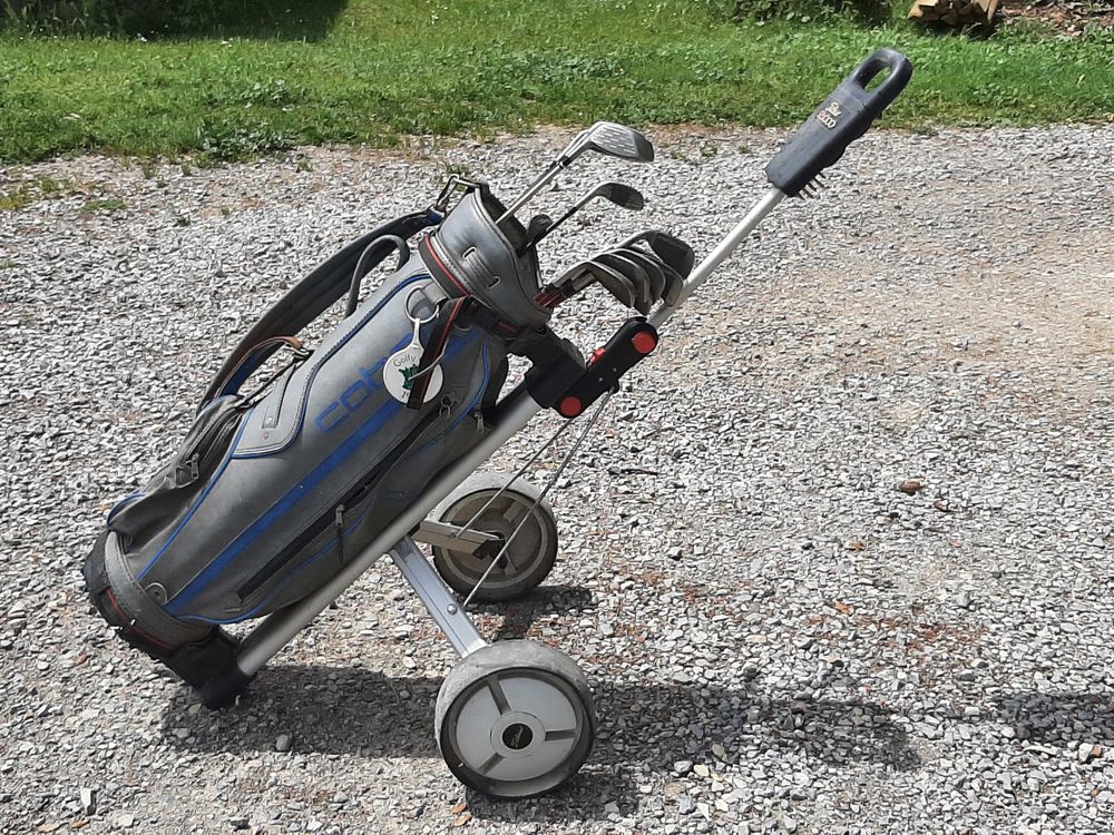 CLUBS DE GOLF + CHARIOT + SACS Sports