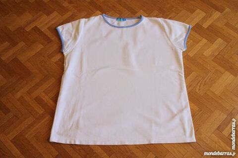 Tee-shirt blanc nid d'abeilles (V11) 3 Tours (37)