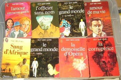 lot de 12 livres de poche Guy des Cars 20 Versailles (78)
