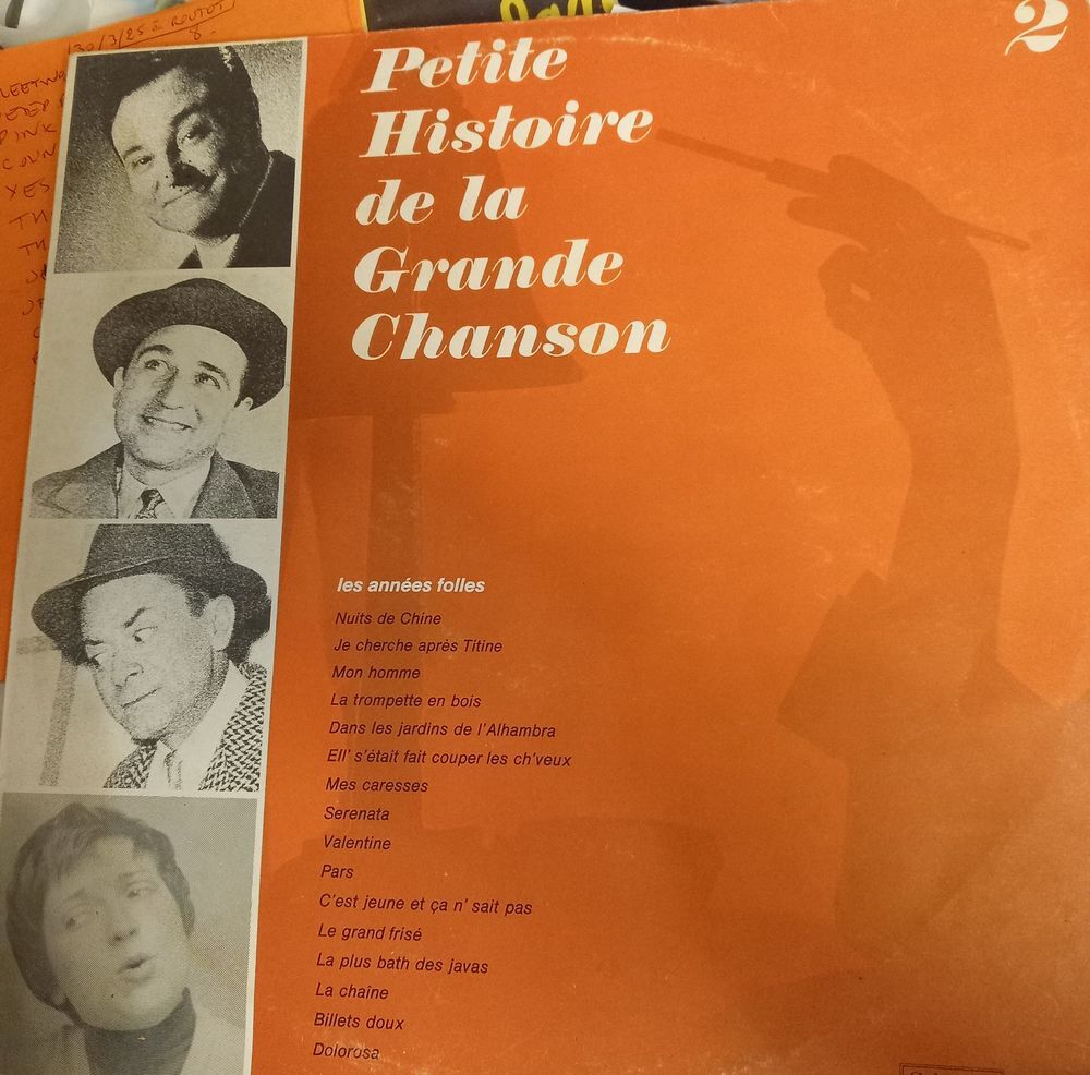 PETITE HISTOIRE DE LE GRANDE CHANSON / 2 X DISQUES 33 TOURS CD et vinyles