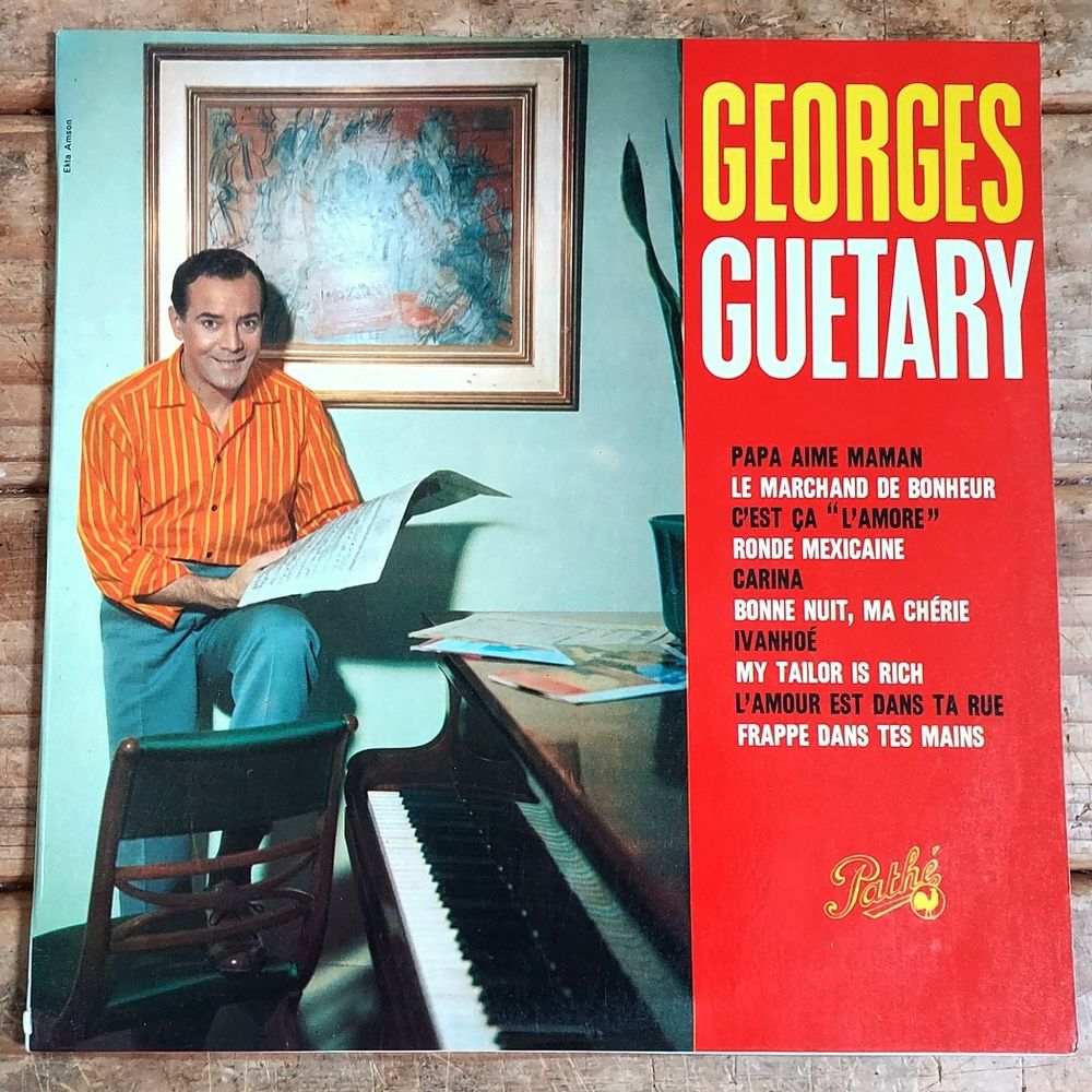 GEORGES GUETARY -33t/25cm- PAPA AIME MAMAN-IVANHO&Eacute;-BIEM 1960 CD et vinyles