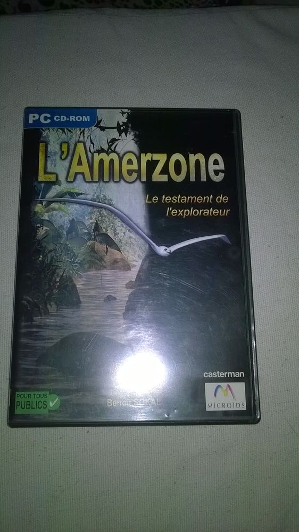 Jeu PC L'Amerzone 
1999
Excellent etat
Complet 4 cd
L'Am Consoles et jeux vidéos