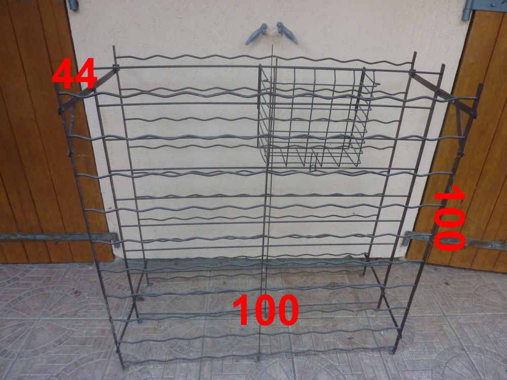Cave :porte bouteilles fer peint Electroménager