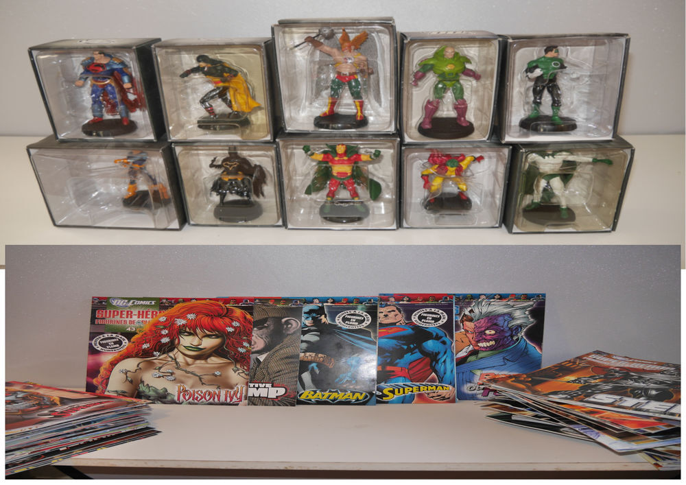 Collection compl&egrave;te figurines en plomb "Super H&eacute;ros DC Comic Jeux / jouets