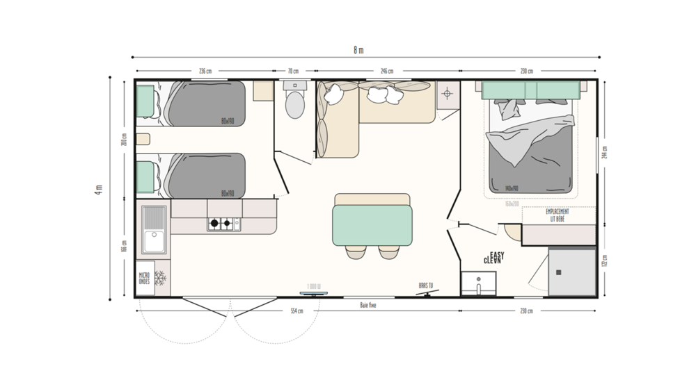   mobil home Landes Vacances  / Offres de location 