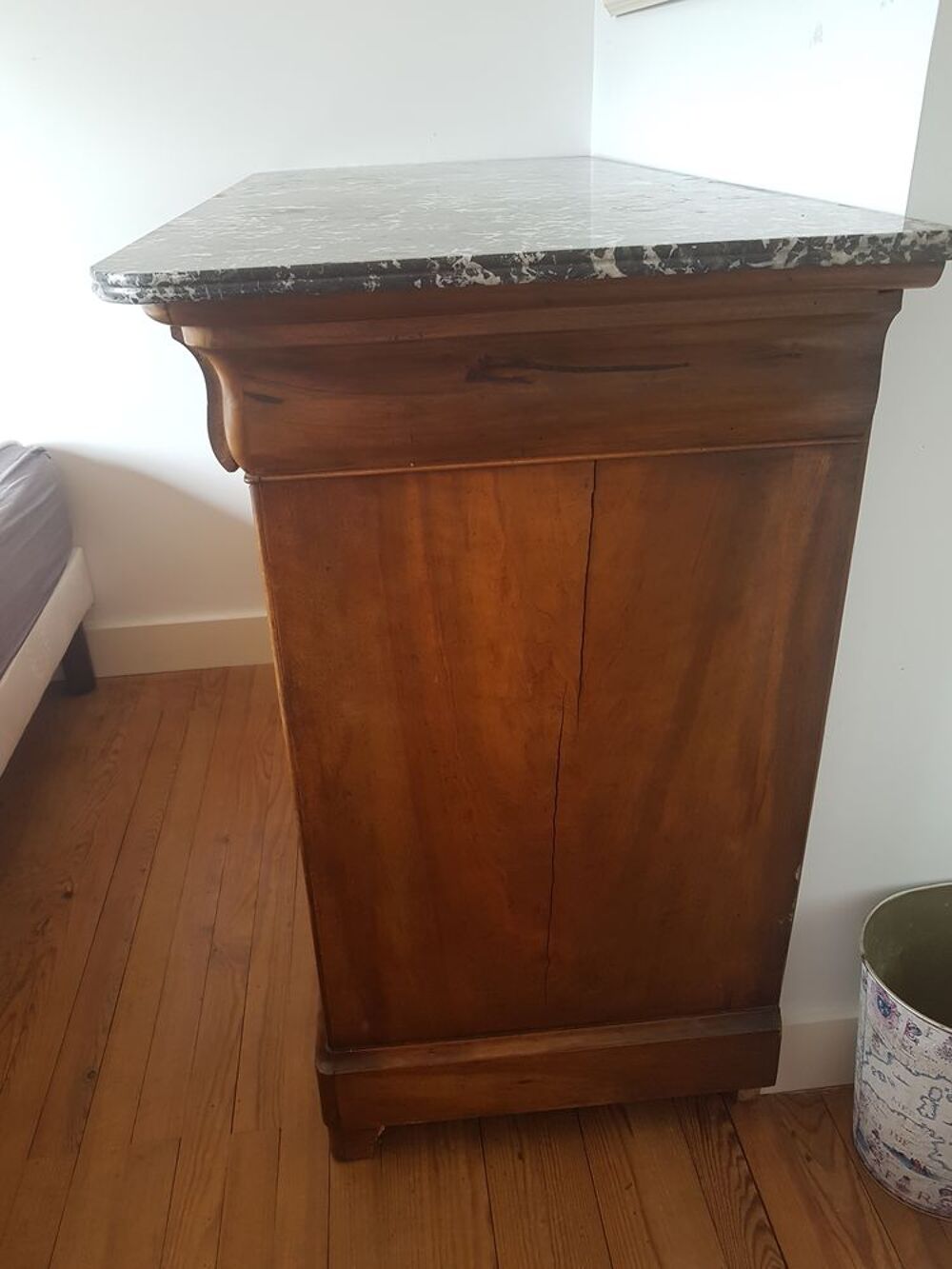 Commode Style Louis Philippe avec Plateau en marbre Meubles
