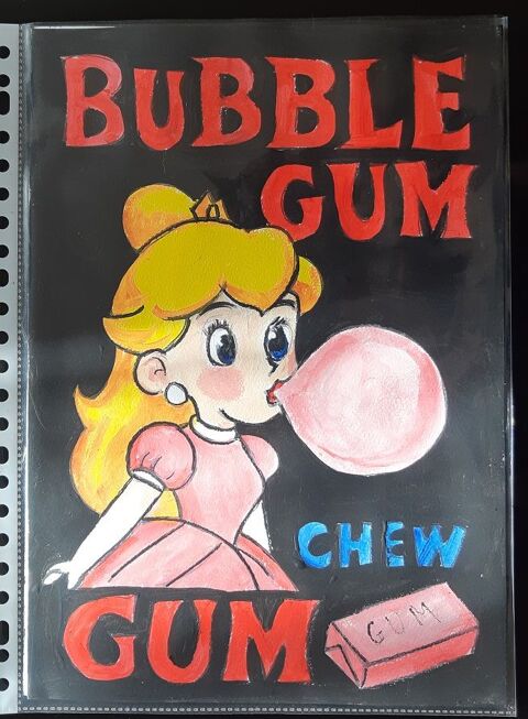 bl peinture - detournement - bubble gum par Mario Bros - sur 4 Foug�res (35)