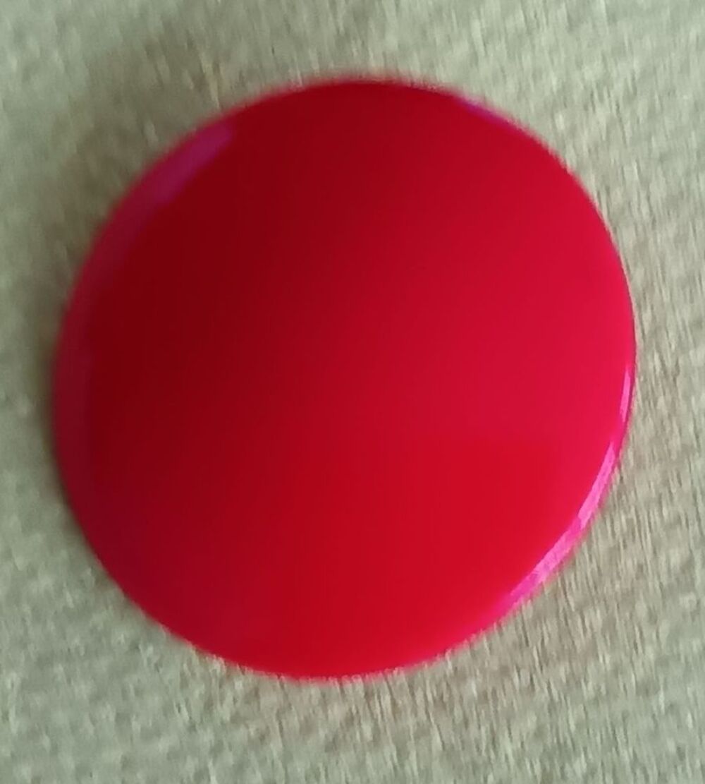 Lot de 3 Boutons Rouge Vintage ? 25 mm ? Ultra L&eacute;gers
N&deg;63 Décoration