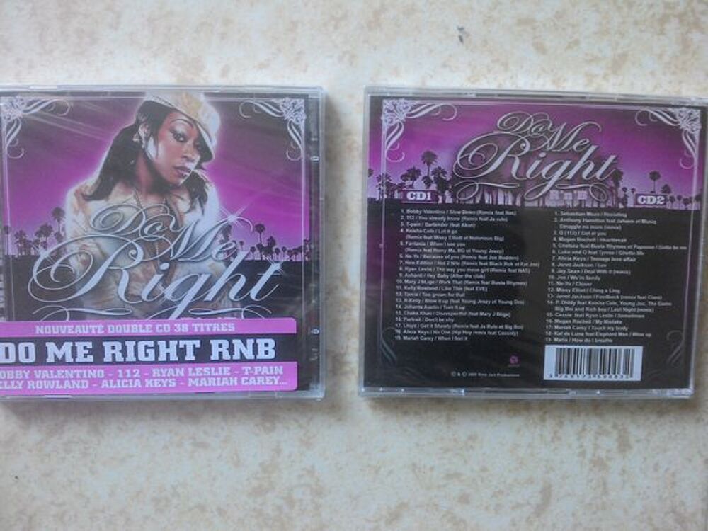 DO ME RIGHT RNB - A L'ANCIENNE - 2008
DOUBLE CD CD et vinyles