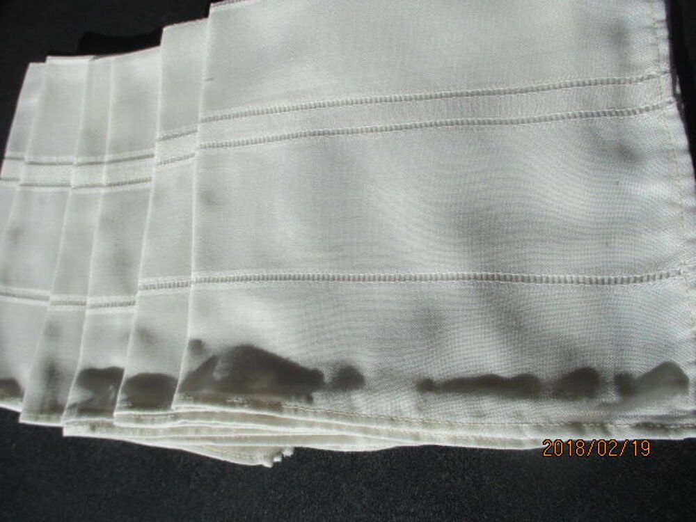 Six serviettes de table Décoration
