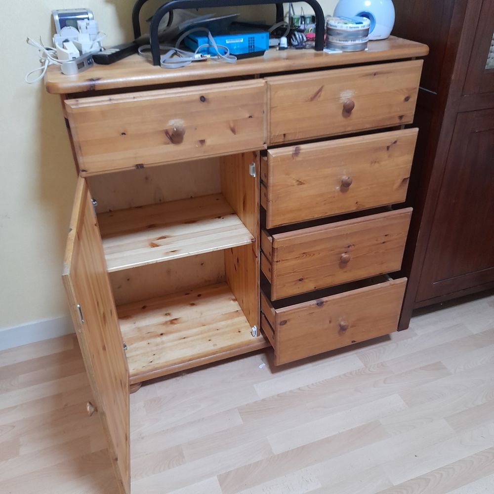 Buffet cuisine en pin massif Meubles