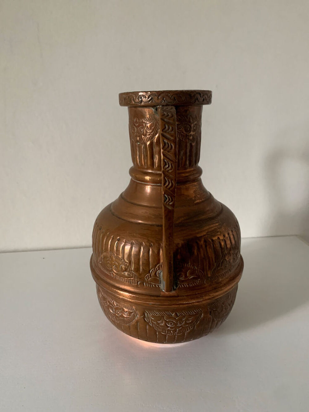 vase ancien en cuivre Décoration