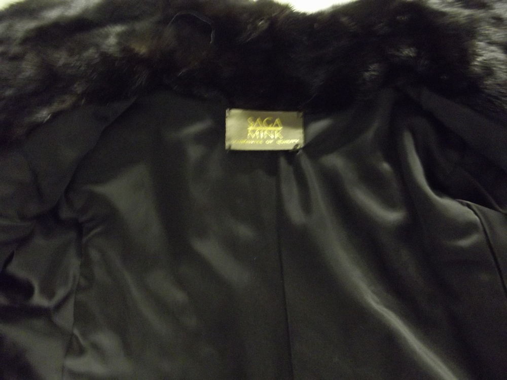 Manteau de vison pleine peau Vêtements