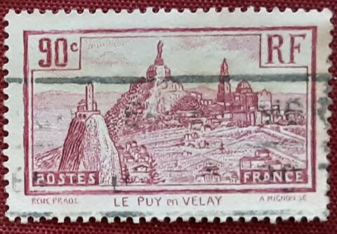 timbre LE PUY en VELAY 90c oblitéré 1 Pontoise (95)