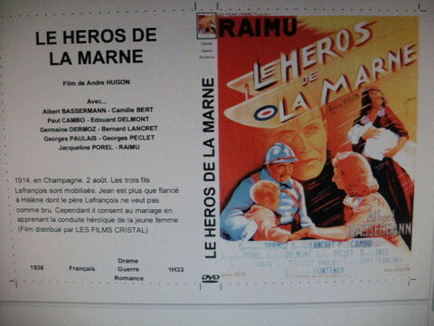 Rare film :   Le heros de la marne   40 Saint-Médard-en-Jalles (33)