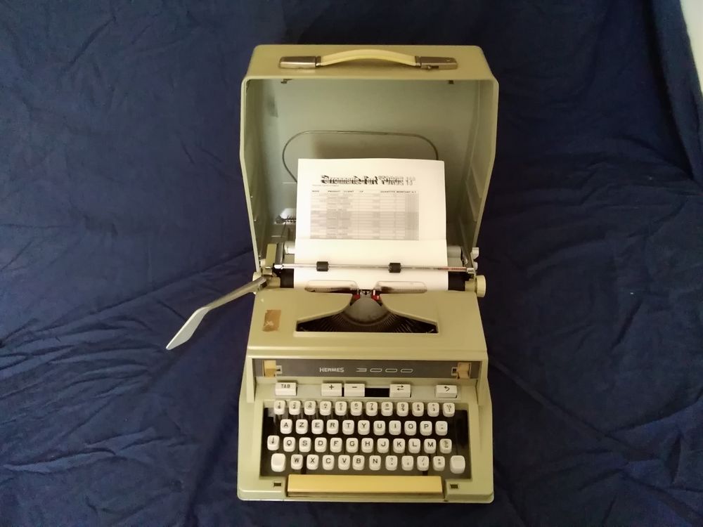 Machine &agrave; &eacute;crire de mon P&eacute;p&eacute; 14-18 