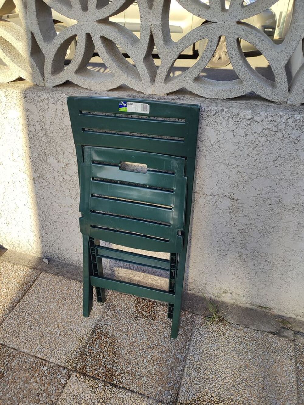  6 Chaises de jardin PVC 
Jardin