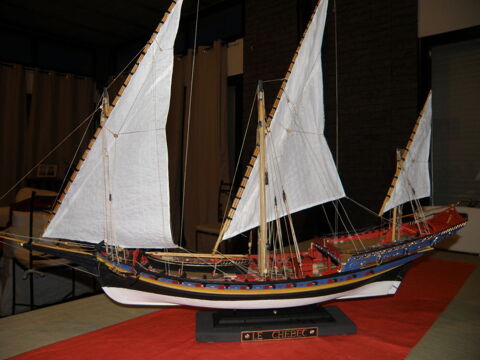 Maquette bateau LE CHEBEC 1750 0 La Baroche-sous-Luc� (61)