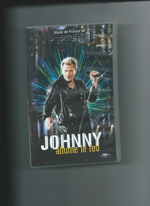 casette VHS   JOHNNY au stade de France  0 Mulhouse (68)