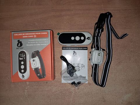 Collier d'entra&icirc;nement pour chien sans choc ? Neuf ? Port&eacute;e 20 38600 Fontaine