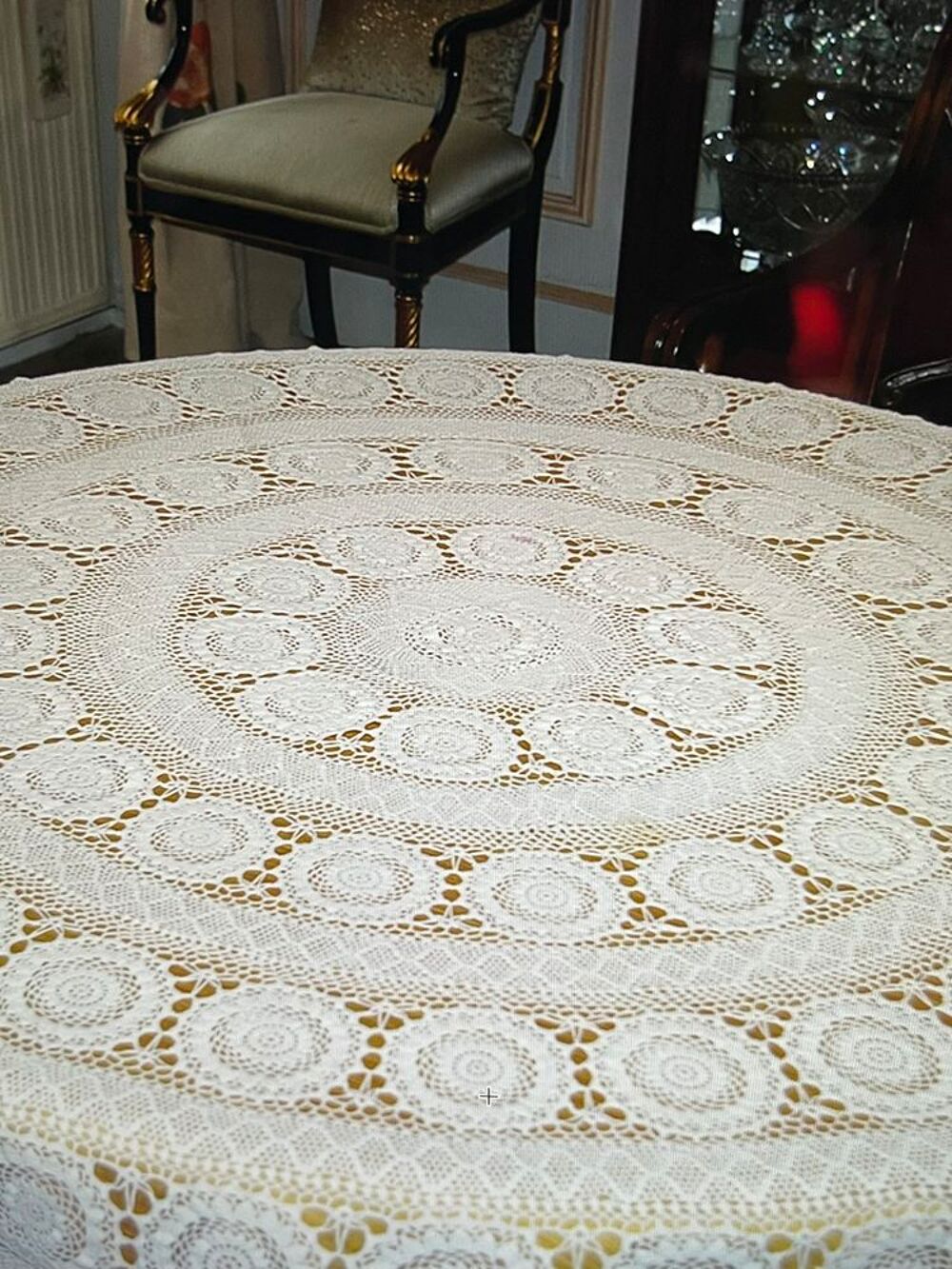 Nappe - Nappe ronde - Nappe crochet Décoration