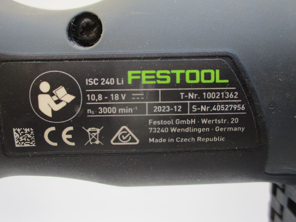 FESTOOL ISC 240 - Scie mat&eacute;riaux isolant Bricolage