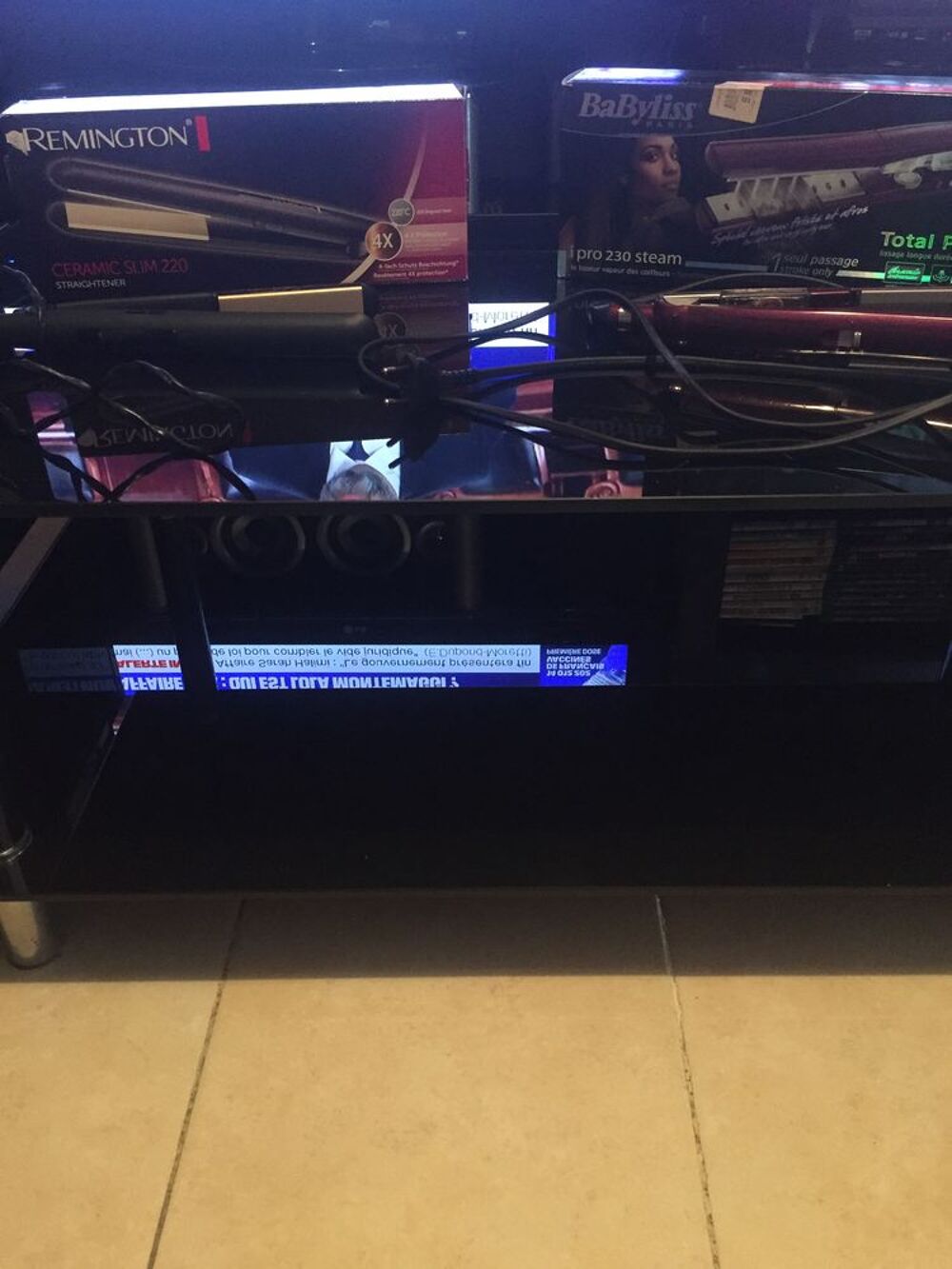 lots de 2 liseur donc un &agrave; vapeur neuf babylis Electroménager