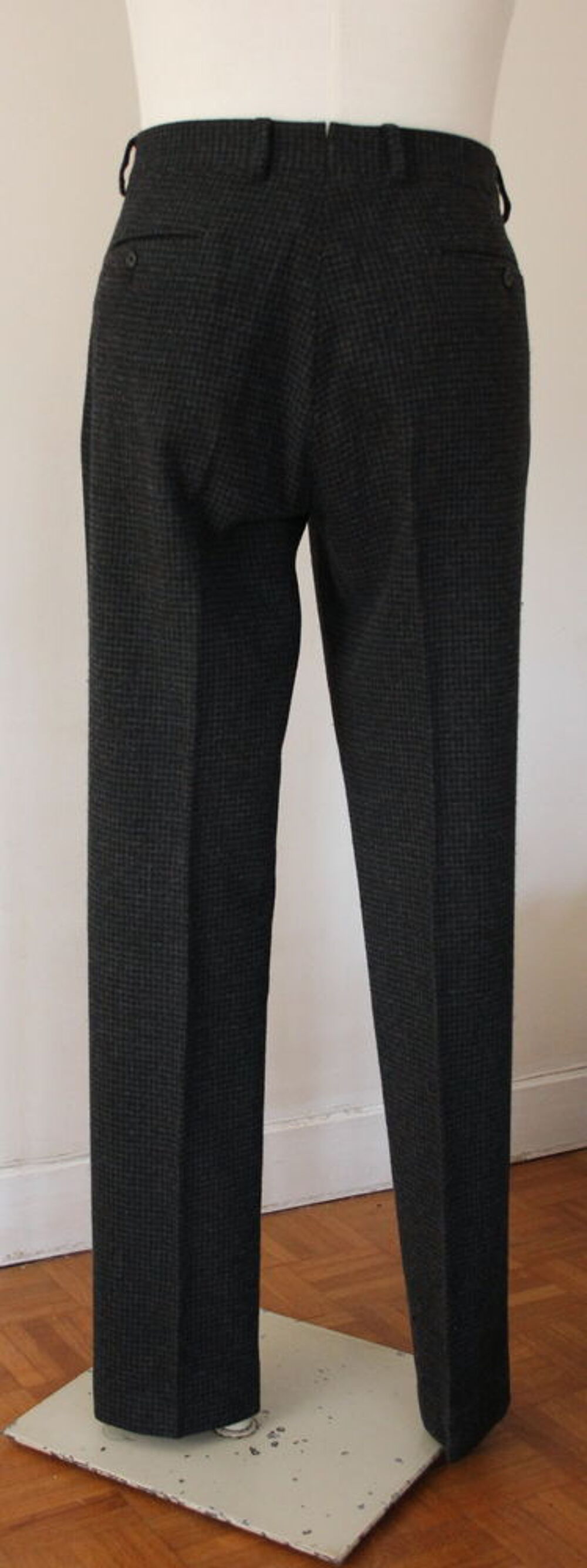 Pantalon noir &amp; anthracite RALPH LAUREN T.34 Vêtements