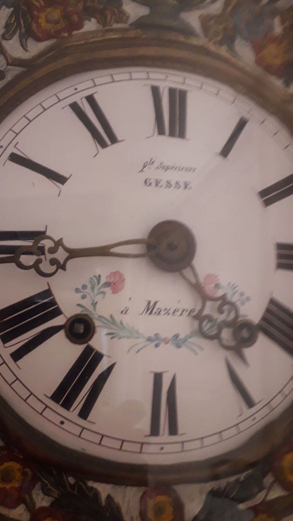 contoise d'&eacute;poque avec poids et balancier Meubles