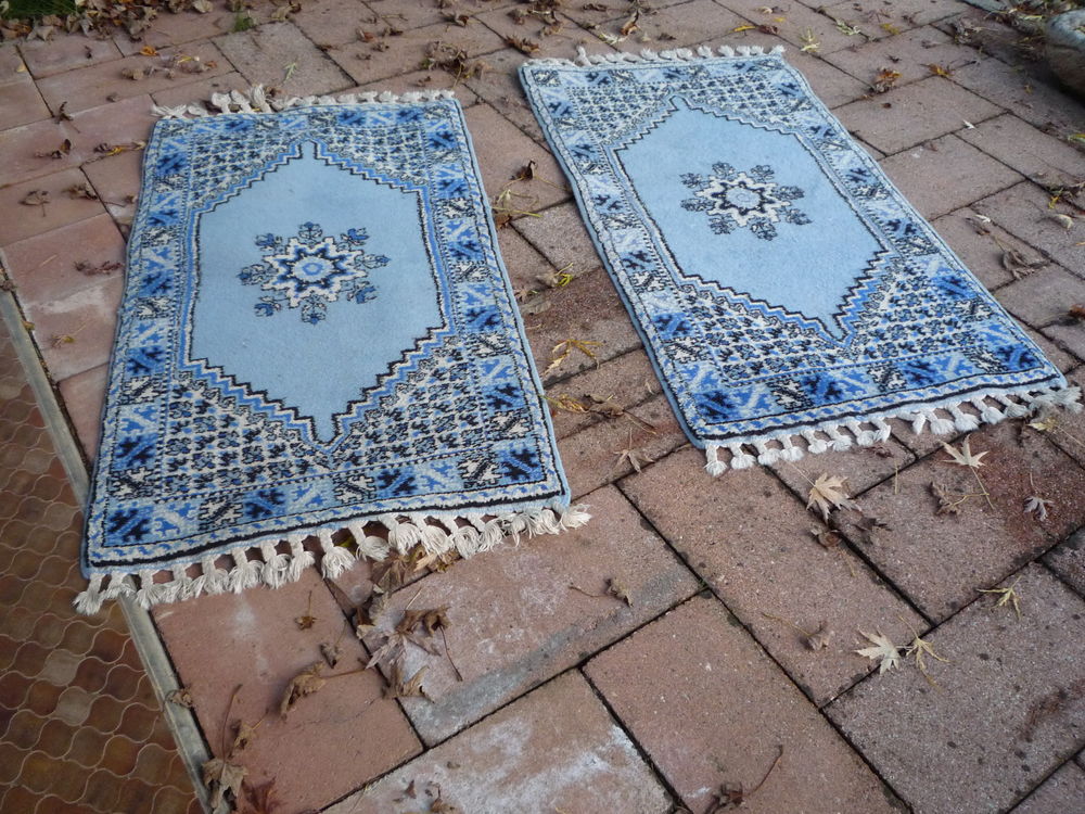 Tapis bleue oriental (G) Décoration