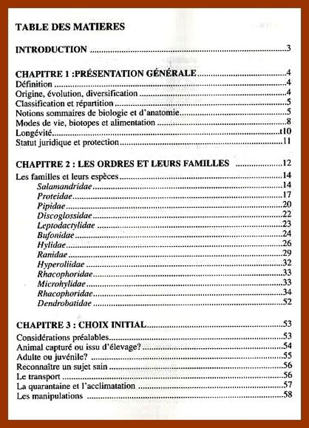 ELEVAGE DES AMPHIBIENS - grenouilles Livres et BD