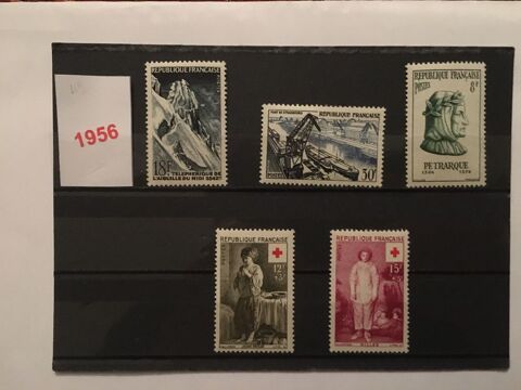 Timbres de collection de France  **  Neufs  1956 1 Lyon 7 (69)