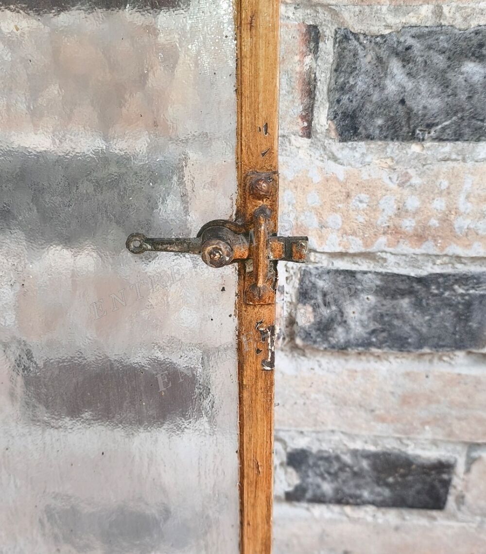 ANCIEN OUVRANT VITR&Eacute; DE GRILLE DE PORTE D'ENTR&Eacute;E Bricolage