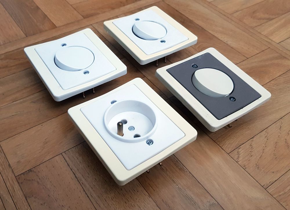 Appareillages &eacute;lectrique Alombard TROCADERO Blanc ou marron Bricolage