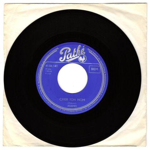 ADAMO -45t JUKE BOX Press.Belg-N'EST-CE-PAS MERVEILLEUX-1963 3 Roncq (59)