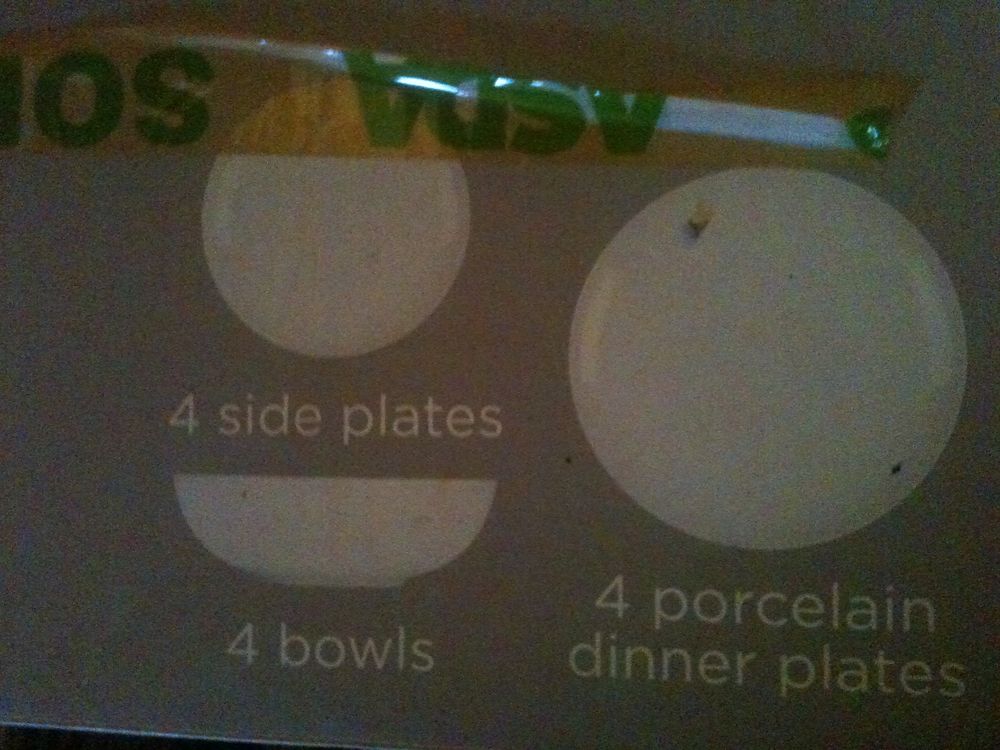 Assiettes plates creuses bols ASDA NEUFS Cuisine